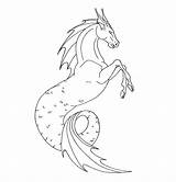 Hippocampus Hipocampo Seahorse Hippocampe Lineart Coloriage Img04 Ancenscp Phenomenon sketch template