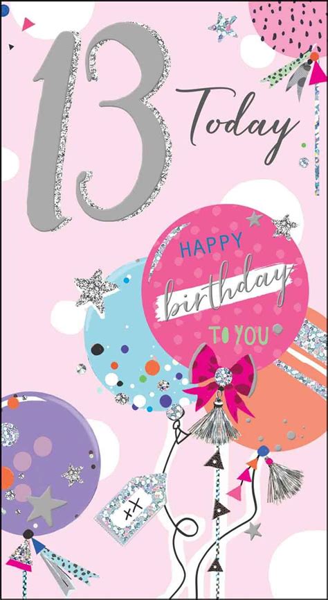 birthday card colourful balloons highworth emporium