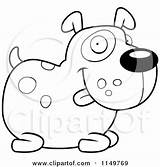 Dog Clipart Spotted Chubby Sitting Cartoon Fat Thoman Cory Vector Outlined Coloring Royalty 2021 sketch template