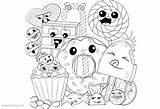 Coloring Food Pages Cute Cartoon Dessert Printable Happy Kids Kawaii Color Adults Foods Print Inspiration Albanysinsanity Bettercoloring sketch template