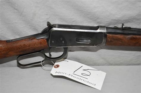 winchester pre  model    win cal lever action rifle   bbl fading blue finish