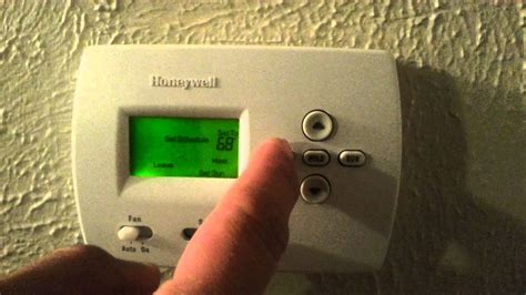 honeywell pro  programmable thermostat youtube