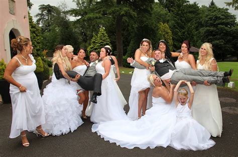 this gay couple asked all their bridesmaids to wear