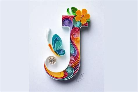 quilling wall paper art letter  paper art etsy paper quilling