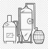 Brewery Pinclipart sketch template