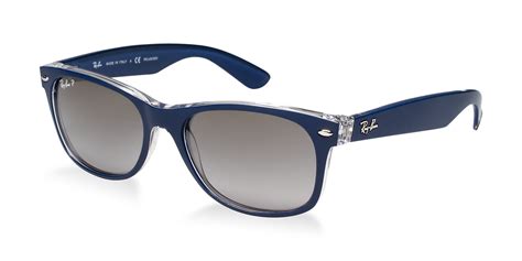 ray ban rb2132 6053m3 polarized new wayfarer sunglasses lux eyewear