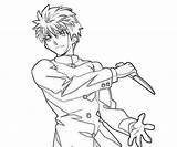 Tohno Shiki Coloring Pages Knife Another sketch template