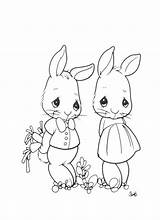 Precious Moments Coloring Pages Easter Bunny Rabbits Color Ice Cream Books Rabbit Colouring Printable Print Stamps Choose Board Digital Colors sketch template