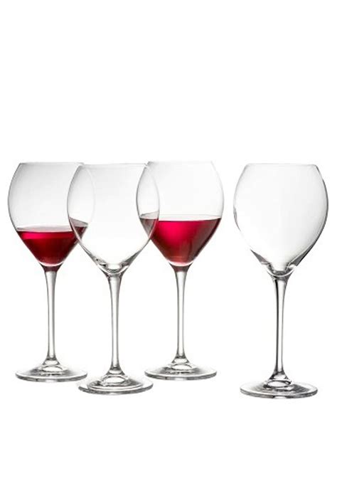 galway irish crystal set of 4 clarity red wine glasses mcelhinneys