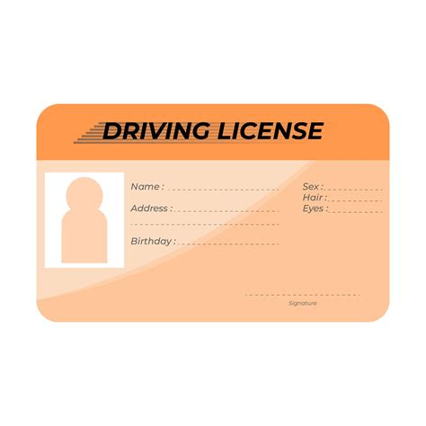 printable play drivers license template