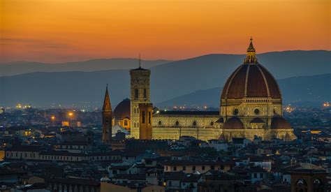 florence  sunset italy hd wallpaper