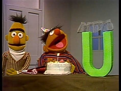 Classic Sesame Street Ernie Sings Happy Birthday To U