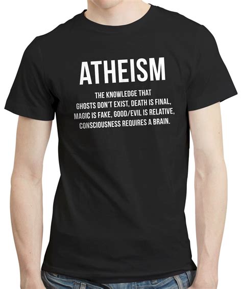 atheism funny definition quote anti religion atheist t t shirt