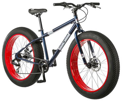 mongoose dolomite fat tire mens  speed mountain bike shimano steel frame mongoose bikes