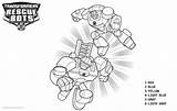 Rescue Transformers Color Bots Number Coloring Pages Printable Kids sketch template