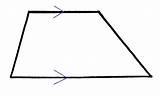 Clipart Trapezoid Clip Trapezium Cliparts Trapezoids Quadrilateral Clipground Clipartbest Library Line Find sketch template