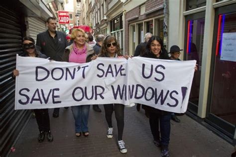 Amsterdam’s Window Prostitutes Protest At Closure Proposals The Times