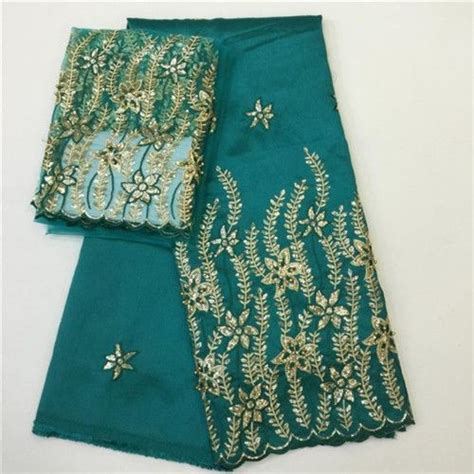 wholesale george lace fabric indian george new design african sequins