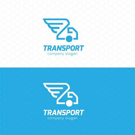 transport logo creative logo templates creative market