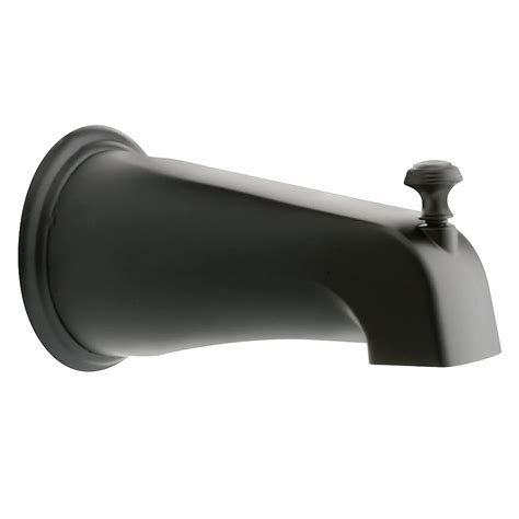 moen monticello diverter tub spout  slip fit connection  wrought iron  home depot canada