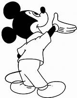 Coloring Shhh Minnie Clapping sketch template
