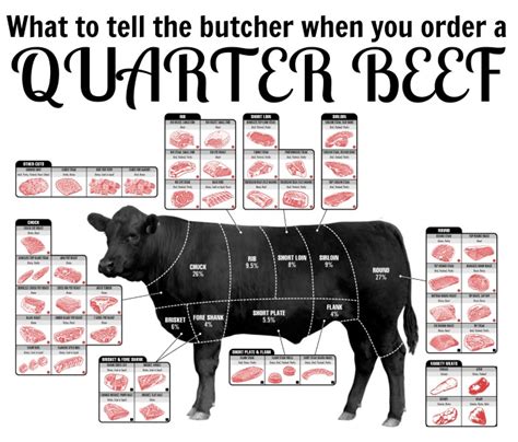 butcher   order  quarter beef