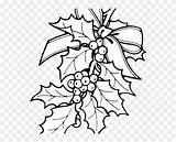 Mistletoe Pikpng Bells Under sketch template
