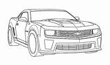 Coloring Car Camaro Pages Bumblebee Muscle Ss Zl1 Color Print Button Through Templates Grab Feel Also Size Please Could Right sketch template