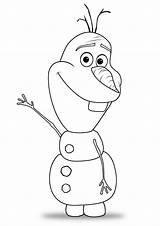 Olaf Snowman Drawing Coloring Minion Getdrawings Pages sketch template
