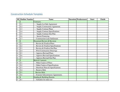 home renovation project plan template excel  template