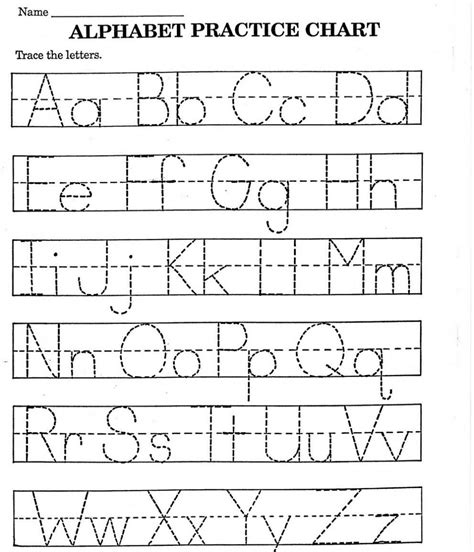 printable tracing alphabet letters upper  lowercase