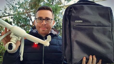 caden  miglior zaino travel backpack  xiaomi mi drone  recensione ita youtube