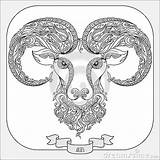 Aries Coloring 38kb 400px sketch template