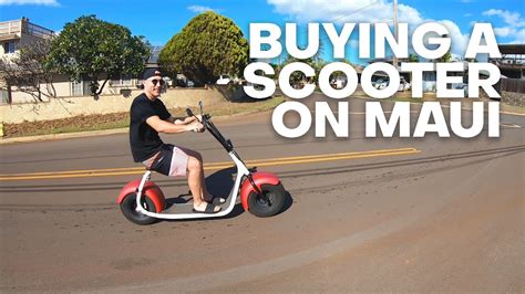 moving   literally maui scooter shopping  detourist guide  travel maui ep