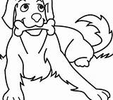 Paw Coloring Dog Getcolorings sketch template