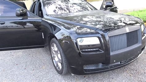 wrecked rolls royce ghost bought  copart part