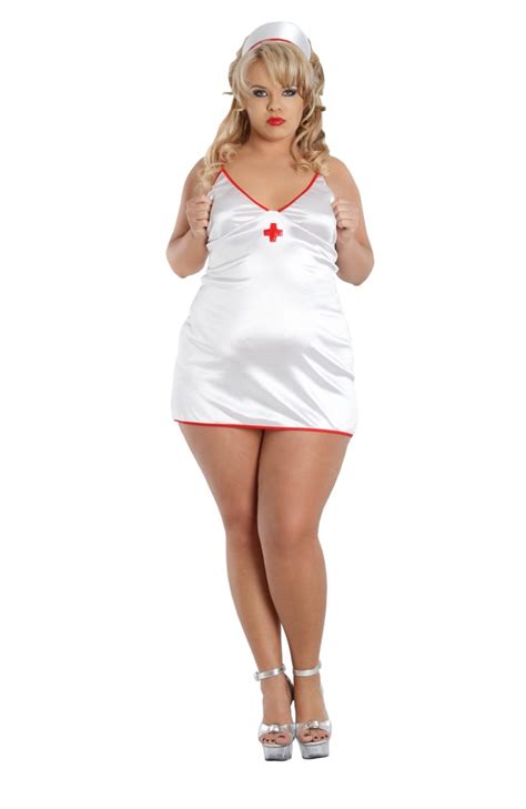 softline 1542 sexy plus size nurse fancy dress costume