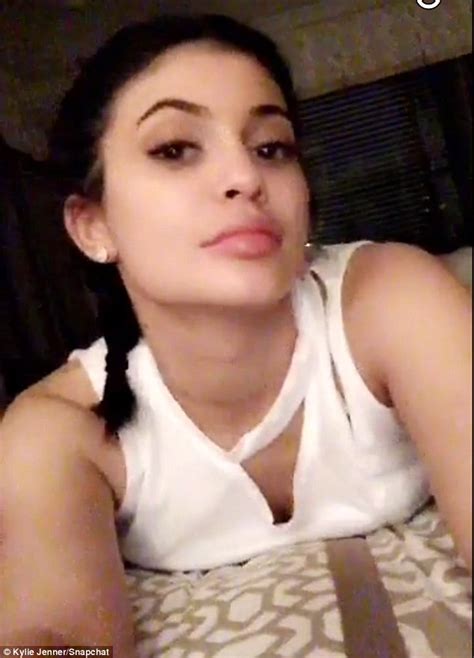 tyga feeds kylie jenner pasta in a cringeworthy snapchat video daily mail online