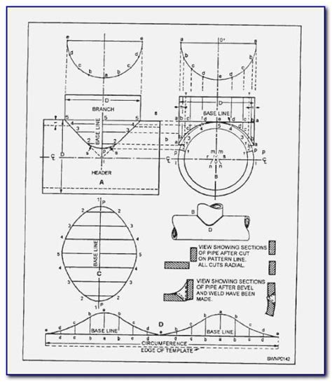 printable pipe saddle template printable templates