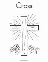 Coloring Cross Jesus Cruz Power Pages Crosses Outline Easter Flowers Print Colouring Printable Christian Sheets Kids Template Twistynoodle Sheet Tracing sketch template