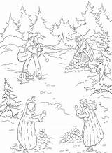 Narnia Neige Bataille Chronicles Handcraftguide sketch template