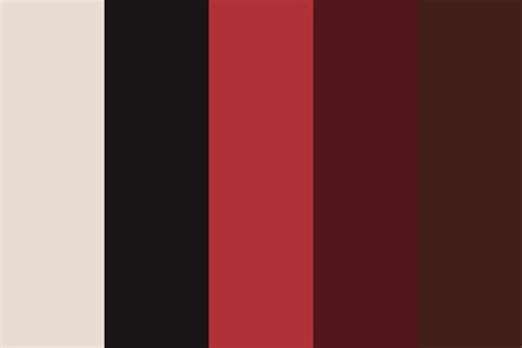 tipsy  red wine color palette