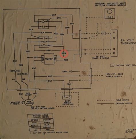 company air handler wiring diagram