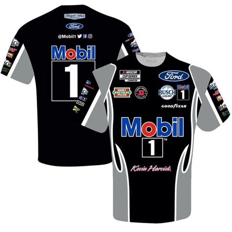 Stewart Haas Racing Team Collection Kevin Harvick Mobil 1 Pit Crew T
