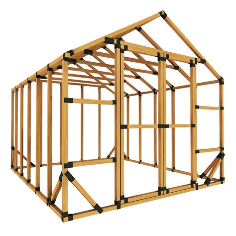 standard storage shed kit   frame structures