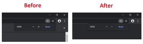 google chrome  omnibox disables zoom inout buttons  maxmin levels
