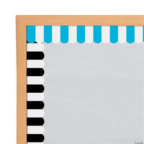 double sided awning bulletin board borders oriental trading