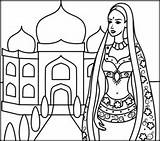 Coloring India Princess Pages Color Number Printable Princesses Printables Kids Easy Book Designlooter Games Drawings Related Coloritbynumbers 97kb 226px sketch template