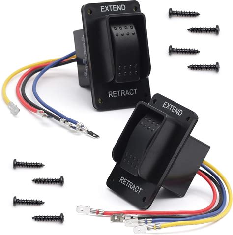 amazoncom  rv power stabilizer switch electric jack switch compatible  lippert