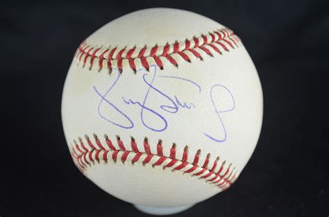 lot detail darryl strawberry autographed baseball